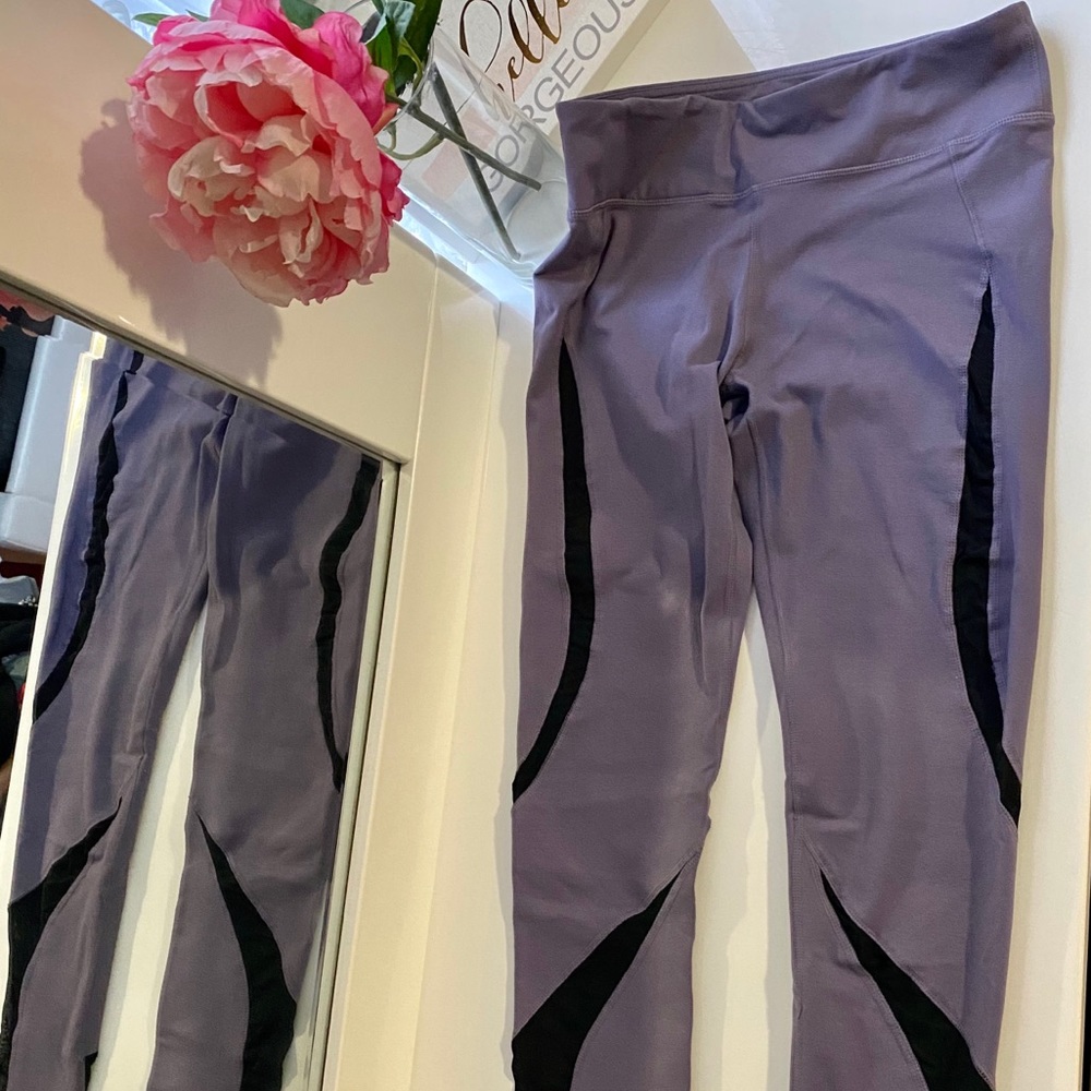 Fabletics Leggings Purple Black